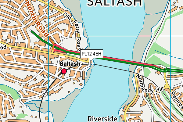 PL12 4EH map - OS VectorMap District (Ordnance Survey)