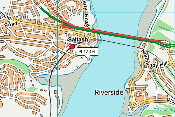 PL12 4EL map - OS VectorMap District (Ordnance Survey)