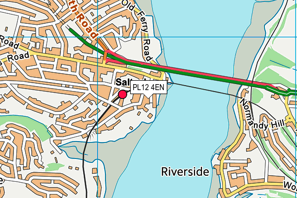 PL12 4EN map - OS VectorMap District (Ordnance Survey)