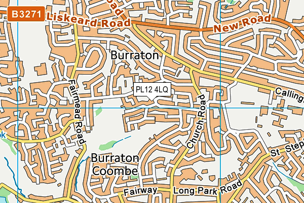 PL12 4LQ map - OS VectorMap District (Ordnance Survey)