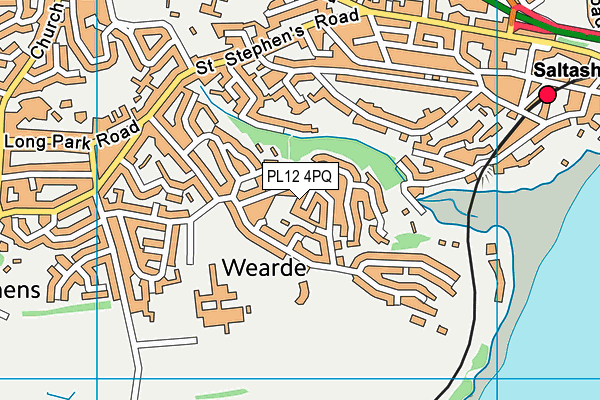 PL12 4PQ map - OS VectorMap District (Ordnance Survey)