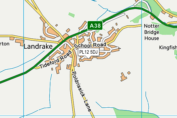 PL12 5DJ map - OS VectorMap District (Ordnance Survey)