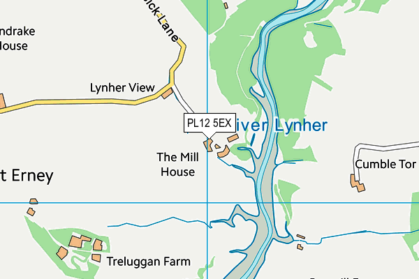 PL12 5EX map - OS VectorMap District (Ordnance Survey)