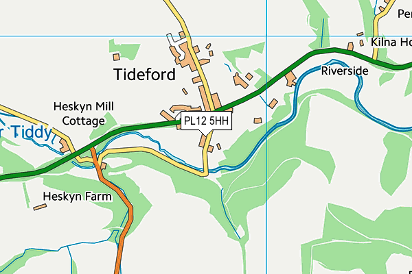 PL12 5HH map - OS VectorMap District (Ordnance Survey)