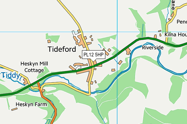 PL12 5HP map - OS VectorMap District (Ordnance Survey)