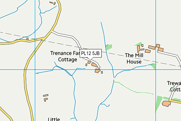 PL12 5JB map - OS VectorMap District (Ordnance Survey)