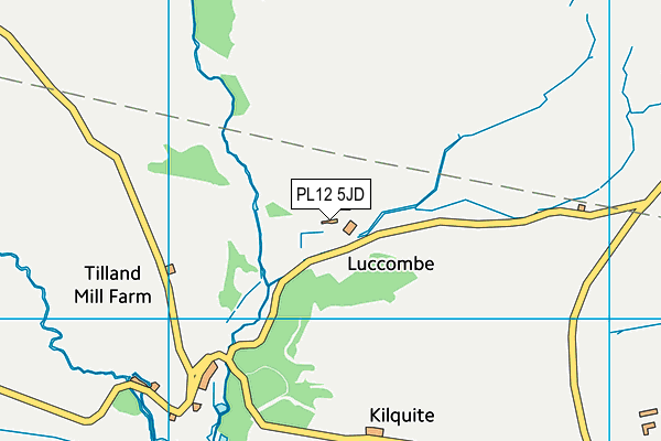 PL12 5JD map - OS VectorMap District (Ordnance Survey)