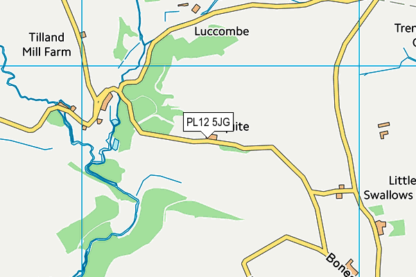 PL12 5JG map - OS VectorMap District (Ordnance Survey)