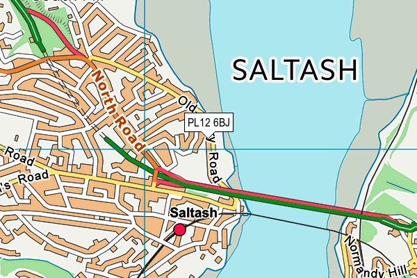 PL12 6BJ map - OS VectorMap District (Ordnance Survey)