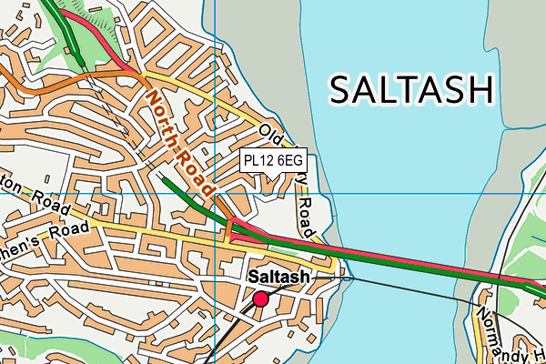 PL12 6EG map - OS VectorMap District (Ordnance Survey)