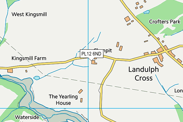 Landulph Primary School map (PL12 6ND) - OS VectorMap District (Ordnance Survey)