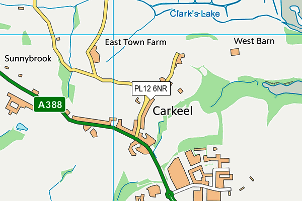 PL12 6NR map - OS VectorMap District (Ordnance Survey)