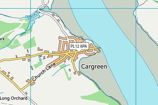 PL12 6PA map - OS VectorMap District (Ordnance Survey)