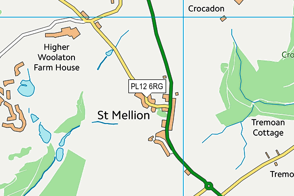 St Mellion Church of England Primary School map (PL12 6RG) - OS VectorMap District (Ordnance Survey)
