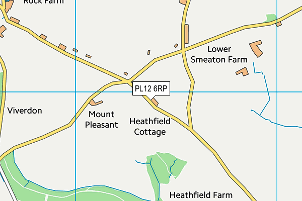 PL12 6RP map - OS VectorMap District (Ordnance Survey)
