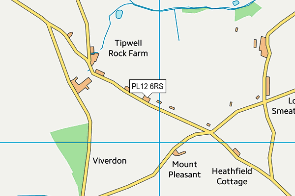 PL12 6RS map - OS VectorMap District (Ordnance Survey)