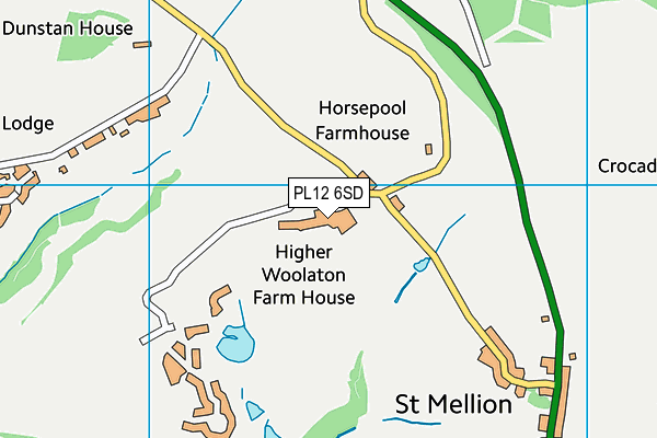 St Mellion International Resort map (PL12 6SD) - OS VectorMap District (Ordnance Survey)