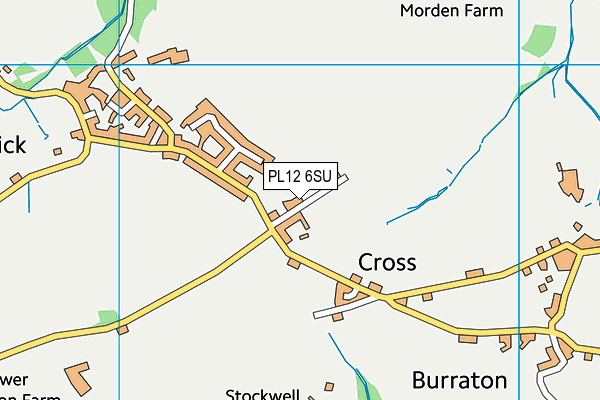 Lovells Park  map (PL12 6SU) - OS VectorMap District (Ordnance Survey)