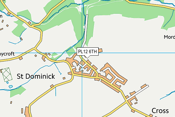 PL12 6TH map - OS VectorMap District (Ordnance Survey)