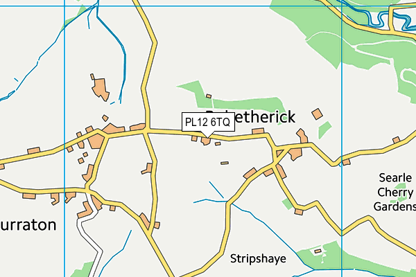 PL12 6TQ map - OS VectorMap District (Ordnance Survey)