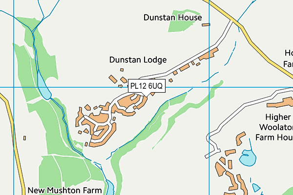 PL12 6UQ map - OS VectorMap District (Ordnance Survey)