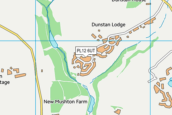 PL12 6UT map - OS VectorMap District (Ordnance Survey)