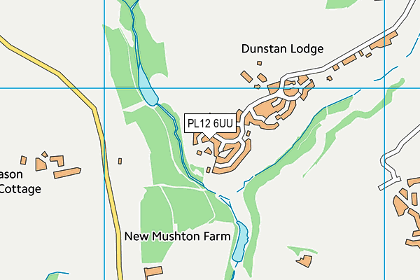 PL12 6UU map - OS VectorMap District (Ordnance Survey)