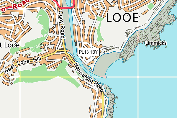 PL13 1BY map - OS VectorMap District (Ordnance Survey)