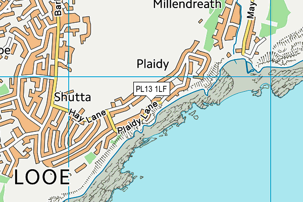 PL13 1LF map - OS VectorMap District (Ordnance Survey)