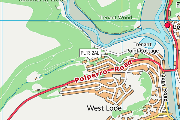 PL13 2AL map - OS VectorMap District (Ordnance Survey)