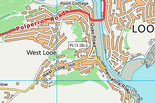 PL13 2BJ map - OS VectorMap District (Ordnance Survey)