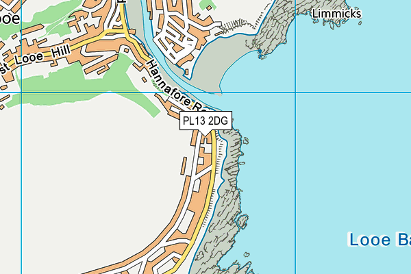 PL13 2DG map - OS VectorMap District (Ordnance Survey)