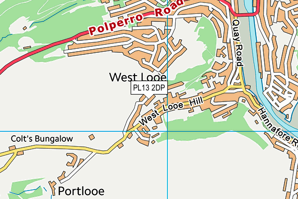 PL13 2DP map - OS VectorMap District (Ordnance Survey)