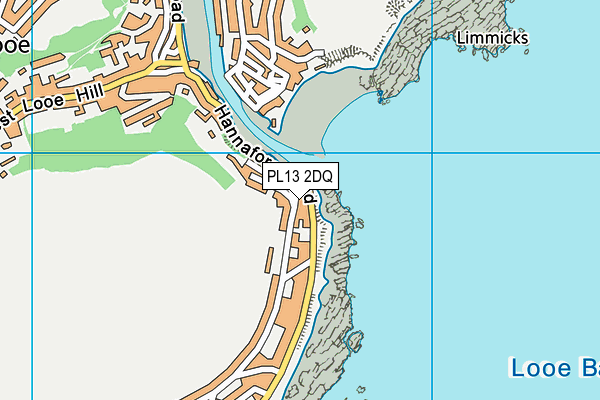 PL13 2DQ map - OS VectorMap District (Ordnance Survey)