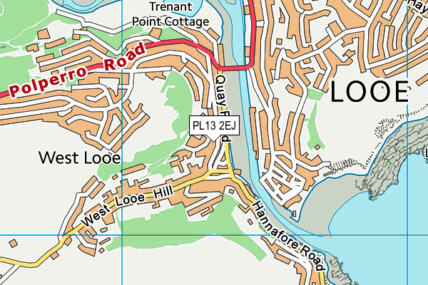 PL13 2EJ map - OS VectorMap District (Ordnance Survey)