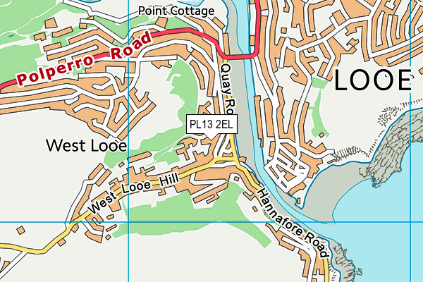 PL13 2EL map - OS VectorMap District (Ordnance Survey)