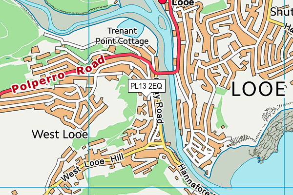 PL13 2EQ map - OS VectorMap District (Ordnance Survey)