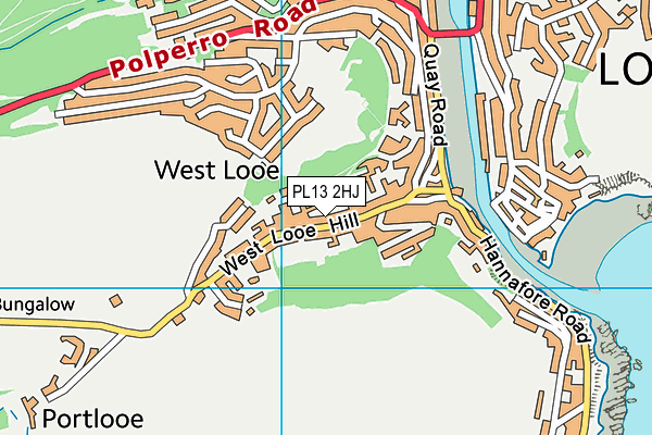 PL13 2HJ map - OS VectorMap District (Ordnance Survey)