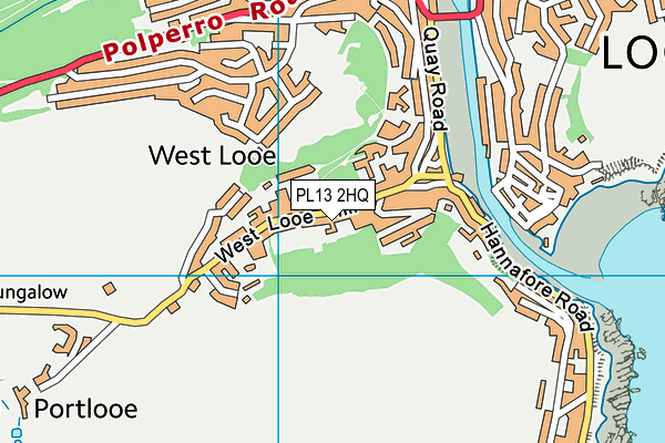 PL13 2HQ map - OS VectorMap District (Ordnance Survey)