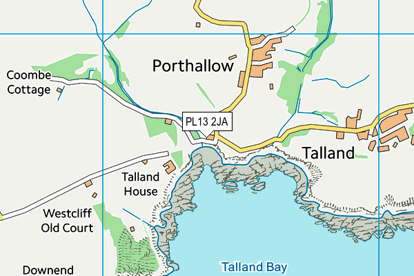 PL13 2JA map - OS VectorMap District (Ordnance Survey)