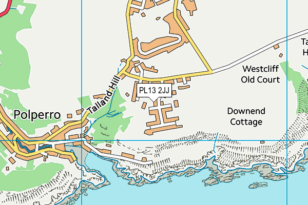 PL13 2JJ map - OS VectorMap District (Ordnance Survey)