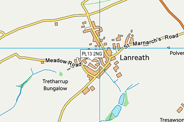 PL13 2NG map - OS VectorMap District (Ordnance Survey)