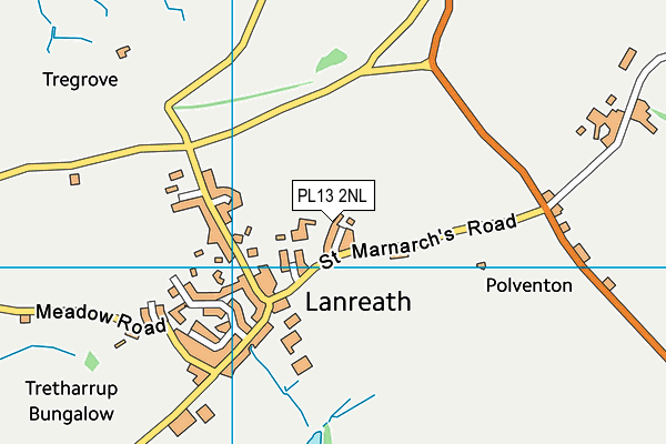 PL13 2NL map - OS VectorMap District (Ordnance Survey)