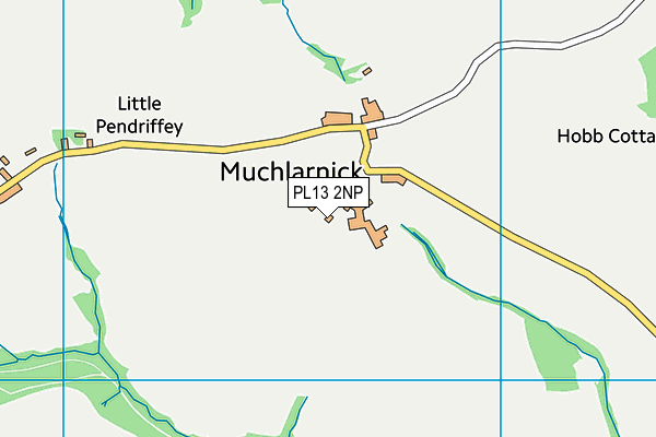 PL13 2NP map - OS VectorMap District (Ordnance Survey)