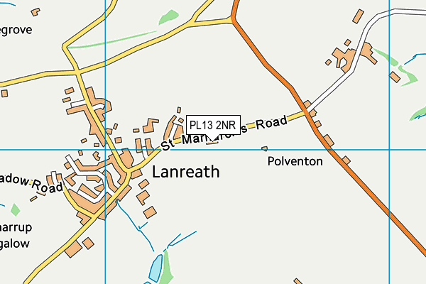 PL13 2NR map - OS VectorMap District (Ordnance Survey)