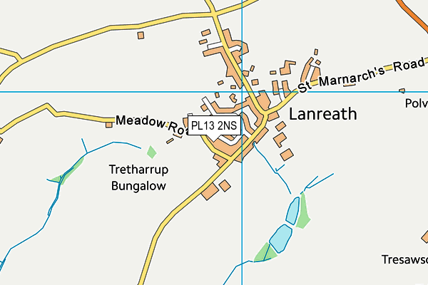 PL13 2NS map - OS VectorMap District (Ordnance Survey)