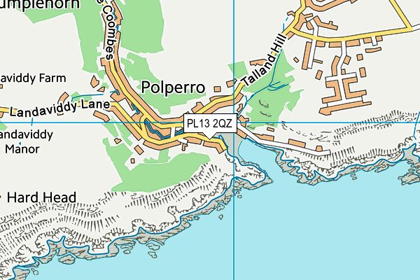 PL13 2QZ map - OS VectorMap District (Ordnance Survey)