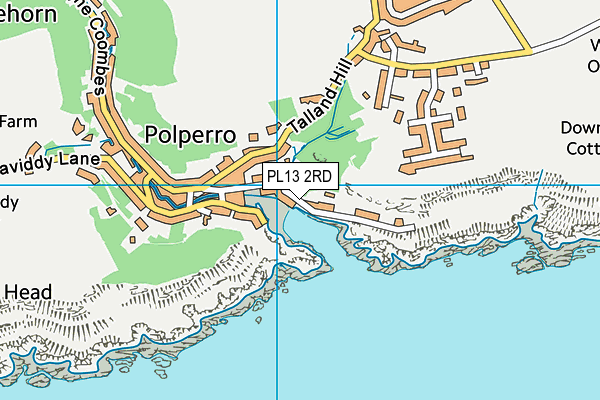 PL13 2RD map - OS VectorMap District (Ordnance Survey)