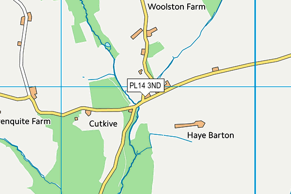 PL14 3ND map - OS VectorMap District (Ordnance Survey)