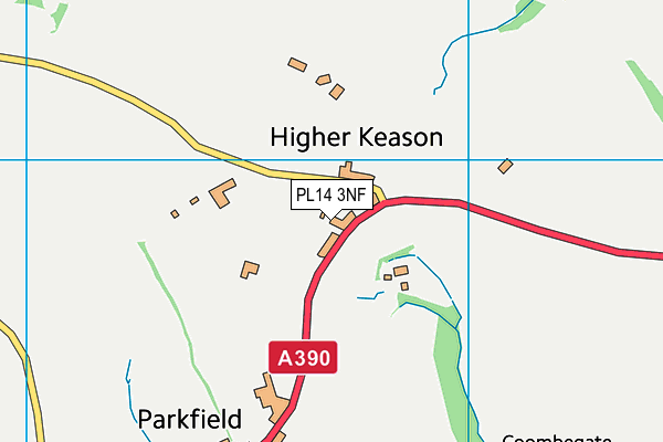 PL14 3NF map - OS VectorMap District (Ordnance Survey)